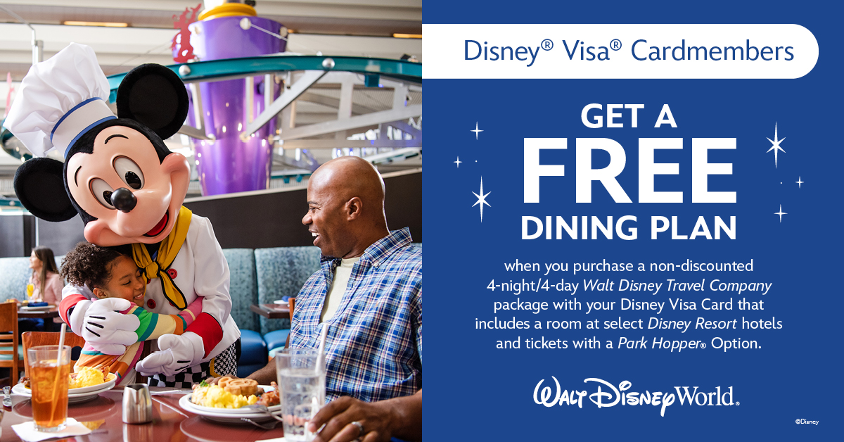 Tax season got you down?  How about a FREE Disney Dining Offer for a pick-me-up!